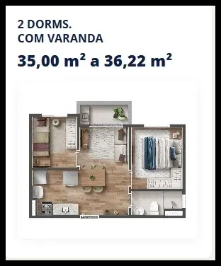 Imagem Apartamento com 2 Quartos à Venda, 35 metros em Butantã - São Paulo