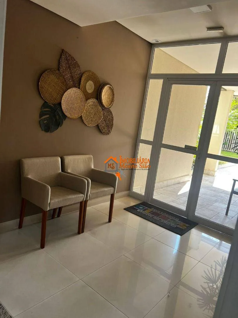 Imagem Apartamento com 2 dormitórios para alugar, 56 m² por R$ 3.335,00/mês - Vila das Palmeiras - Guarulhos/SP