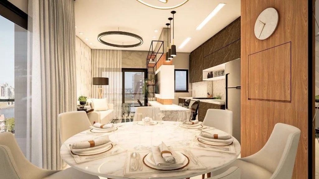 Imagem Apartamento para Venda - 81.04m², 2 dormitórios, sendo 1 suites, 1 vaga - Centro
