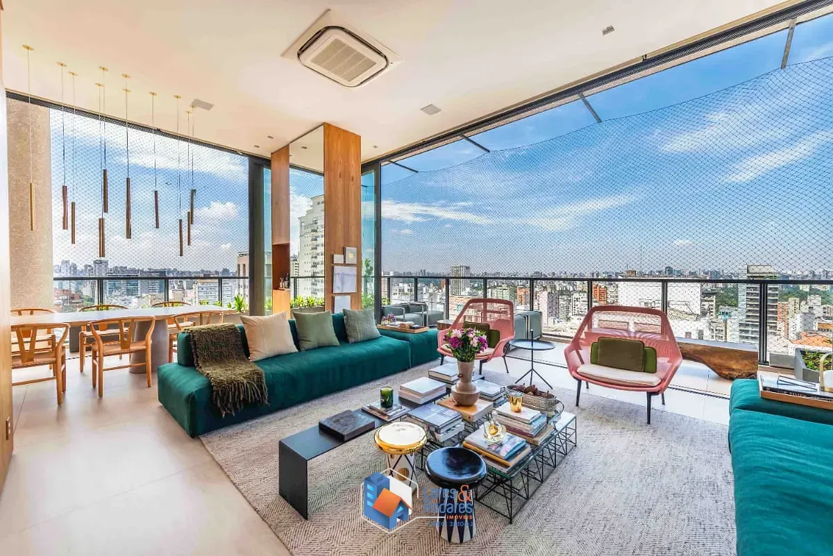Imagem Cobertura para venda em Jardim Paulista com 5 quartos, sendo 4 suítes, 408m²