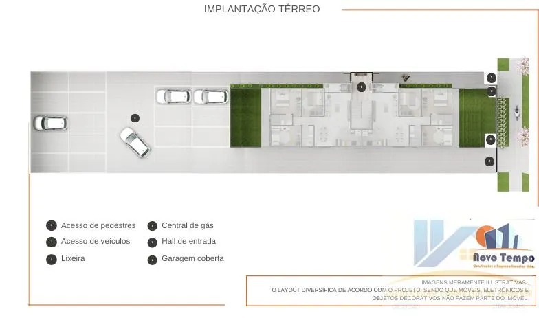 Imagem Apartamento Garden para Venda em São José dos Pinhais, Centro, 3 dormitórios, 1 suíte, 2 banheiros, 2 vagas