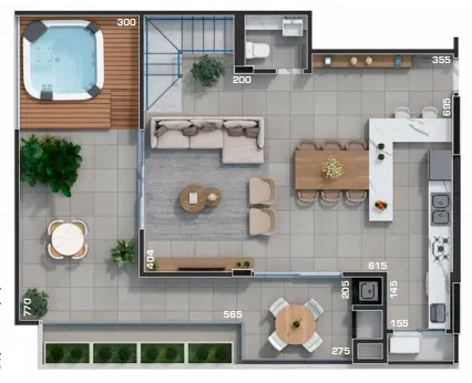 Imagem APARTAMENTO RESIDENCIAL em Curitiba - PR, Campo Comprido