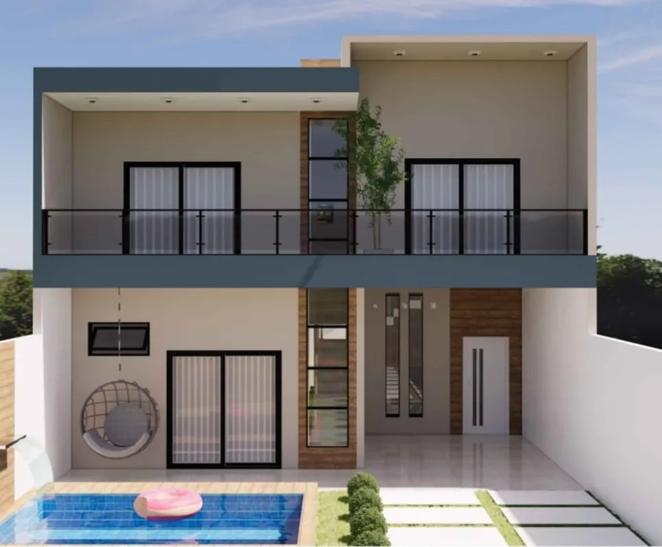 Imagem Casa à venda 3 Quartos, 1 Suite, 2 Vagas, 175.06M², Res. Santa Clara, Pindamonhangaba - SP