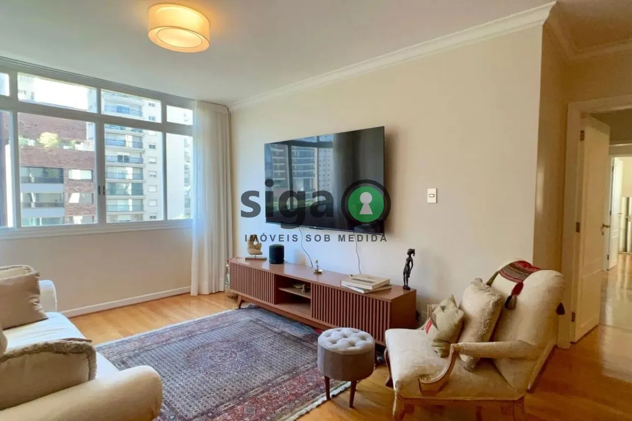 Imagem Apartamento com 141m², 3 dormitórios e 2 vagas - Jardins - São Paulo/SP