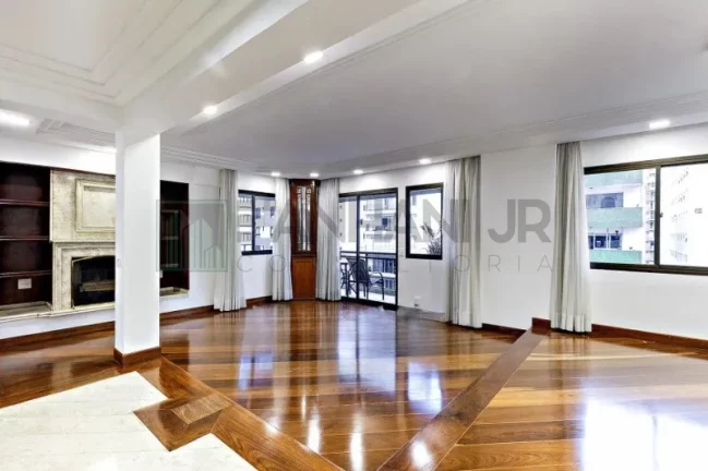 Imagem Apartamento de alto padrão no Jardim Paulista, São Paulo-SP: 3 quartos, 3 suítes, 3 salas, 4 banheiros, 4 vagas, 198m².