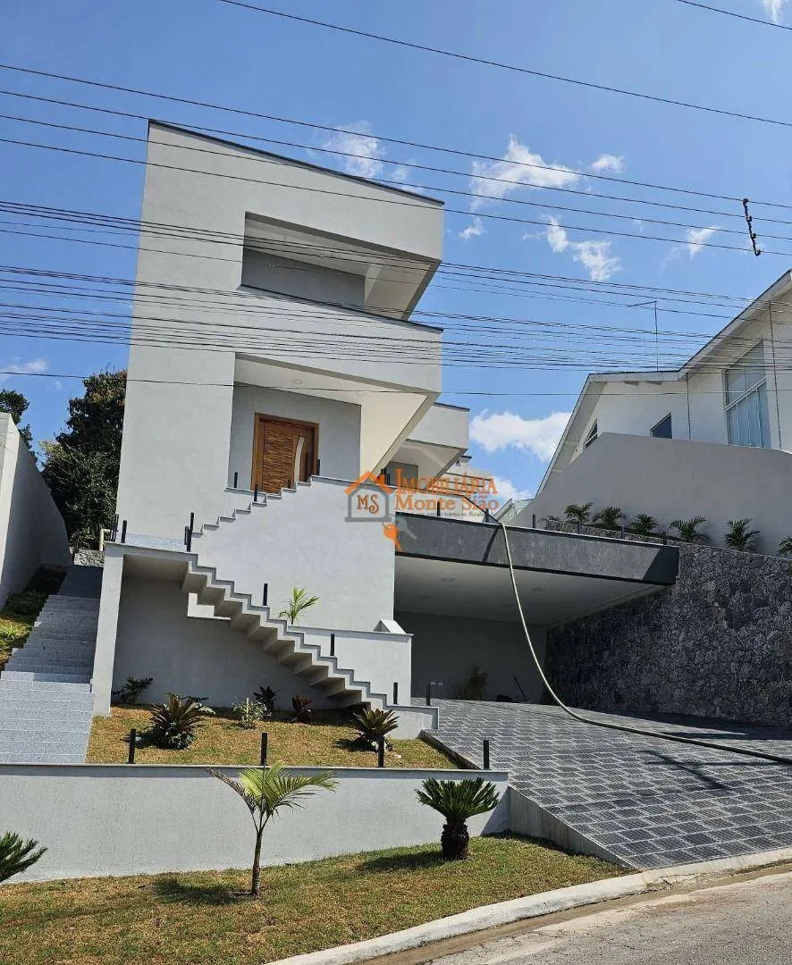 Imagem Sobrado com 3 dormitórios, 350 m² - venda por R$ 3.200.000,00 ou aluguel por R$ 18.000,00/mês - Jardim Imperial Hills III - Arujá/SP