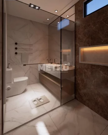 Imagem Casa em condomínio fechado, com três suítes espaçosas, você e sua família terão