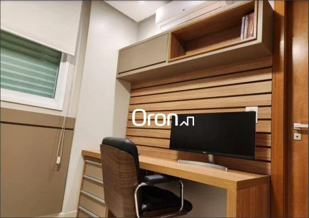 Imagem Apartamento mobiliado com 3 dormitórios à venda, 118 m² por R$ 1.350.000 - Alto da Glória - Goiânia/GO