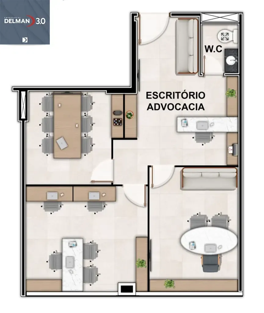 Imagem Sala Comercial à Venda, 61,79 m² em Jatiúca - Maceió