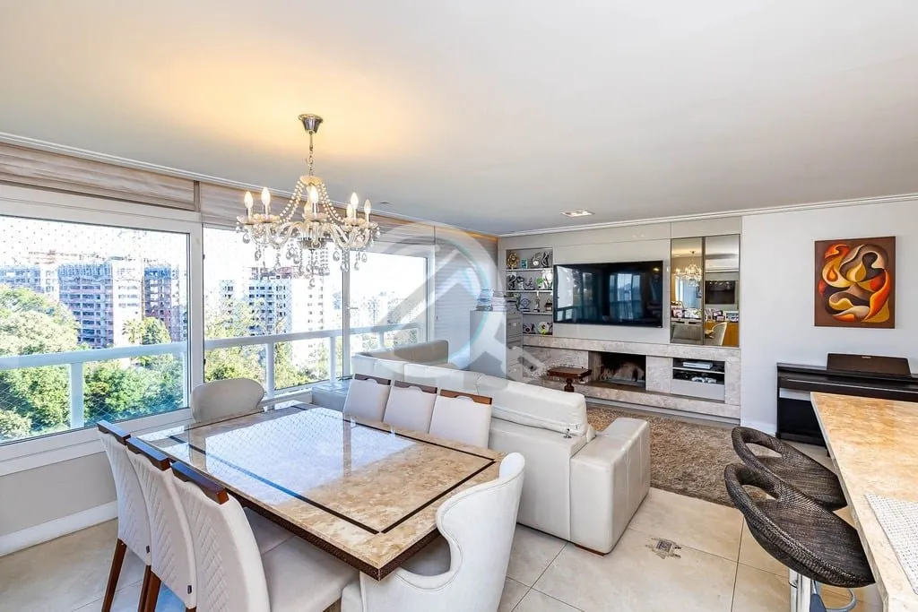 Imagem Desfrute do luxo em um apartamento totalmente mobiliado com 137m² de área privativa, composto por ...