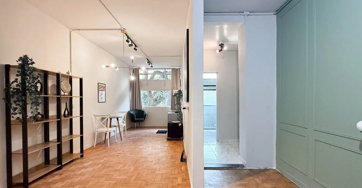 Imagem Apartamento com 1 Quarto para alugar, 39m² - Centro
