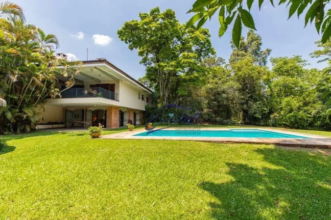 Foto do imóvel Casa com 6 dormitórios (2 suítes) à venda, área construída 721 m², terreno 5.000m² - Parque Silvino Pereira - Granja Viana - Cotia/SP