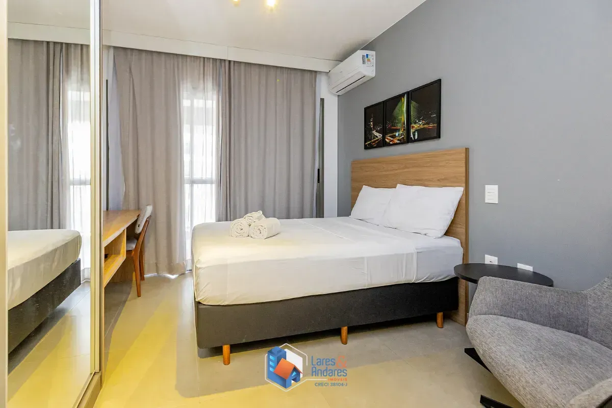 Imagem Studio para venda em Indianópolis com 1 quarto, 26m²