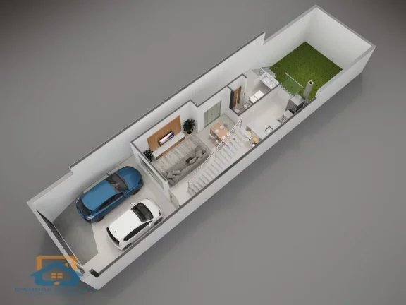 Imagem Casa de 3 quartos e 2 vagas de garagem no Residencial Bethânia
