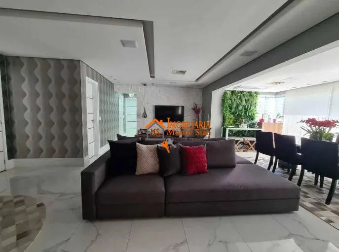 Imagem Apartamento com 3 dormitórios à venda, 122 m² por R$ 1.599.000 - Jardim Flor da Montanha - Guarulhos/SP Porteira fechada