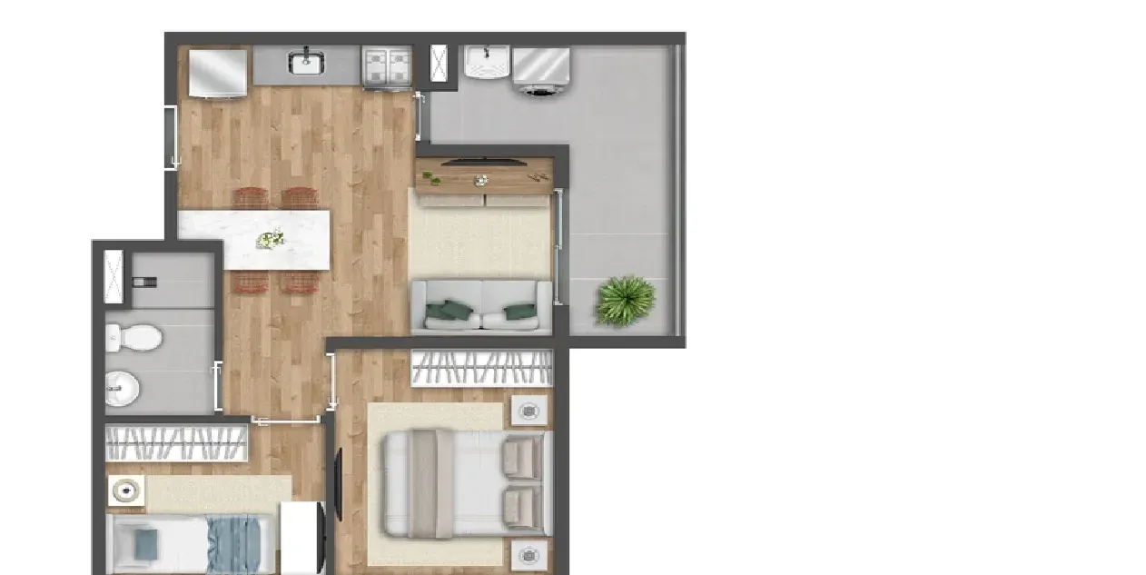 Imagem Apartamento com 2 Quartos à Venda, 37 metros em Chácara Califórnia - São Paulo