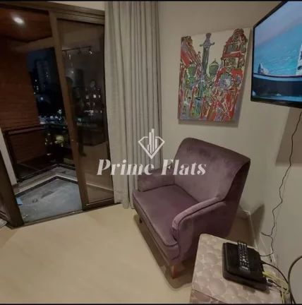 Imagem Flat disponível para locação no Personal Flat, com 40m², 1 dormitório e 1 vaga