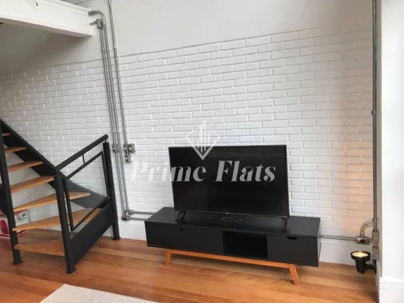 Imagem Flat disponível para venda no Condomínio Edifício Loft São Paulo II, com 75m², 1 dormitório e 2 vagas