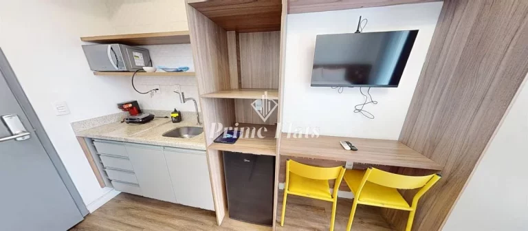 Imagem Flat disponível para venda no Condomínio Downtown Luz, com 22m² e 1 dormitório