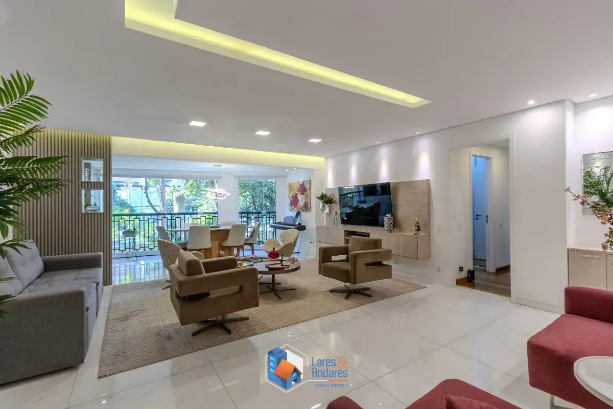 Foto do imóvel Apartamento para venda em Campo Belo com 3 quartos, sendo 3 suítes, 118m² em Rua Morais de Barros