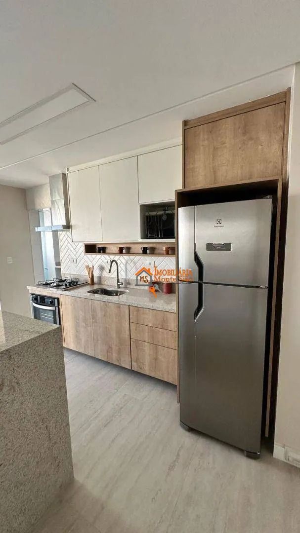 Imagem Apartamento Alto Padrão Village Residence | Mobiliado | Andar Alto | Varanda Gourmet | 3 Vagas | Guarulhos