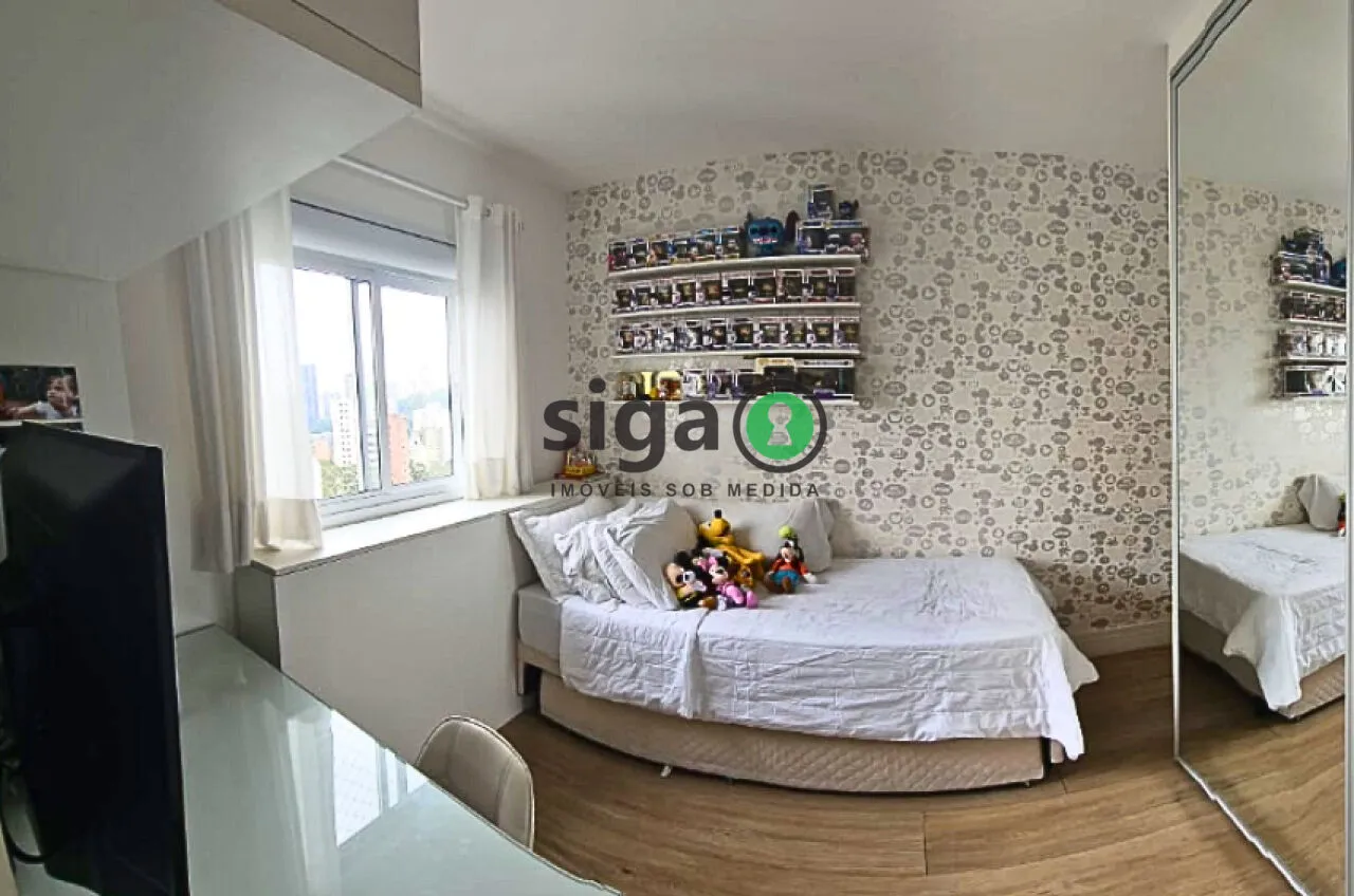 Imagem Apartamento á venda na Vila Andrade, com 130m, 3 suítes e 2 vagas.