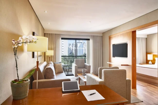 Foto do imóvel Apartamento à venda no Jardim Paulista, com 1 suíte, 2 banheiros, 1 vaga.
