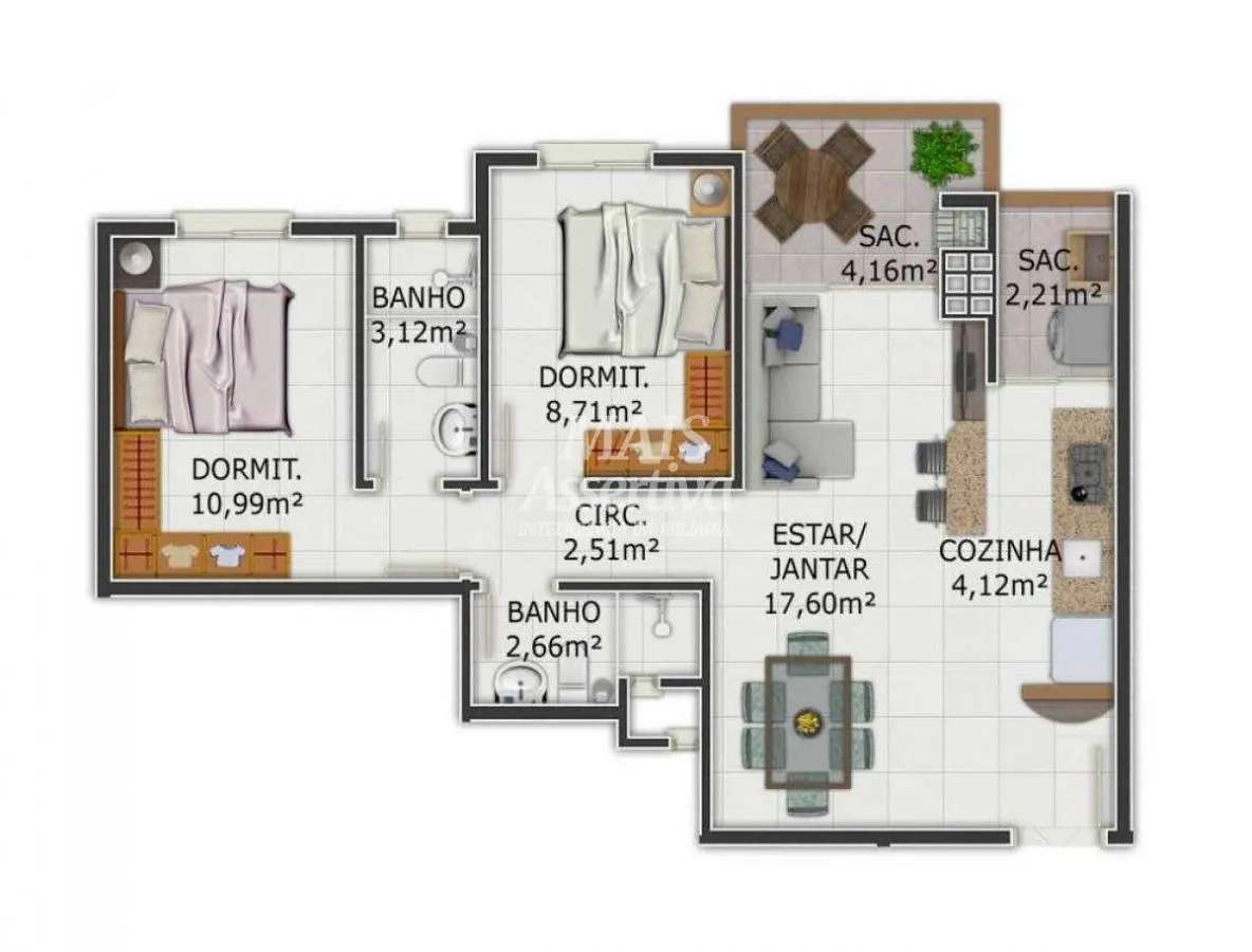 Imagem Apartamento para Venda em Arroio Do Sal / RS no bairro Centro