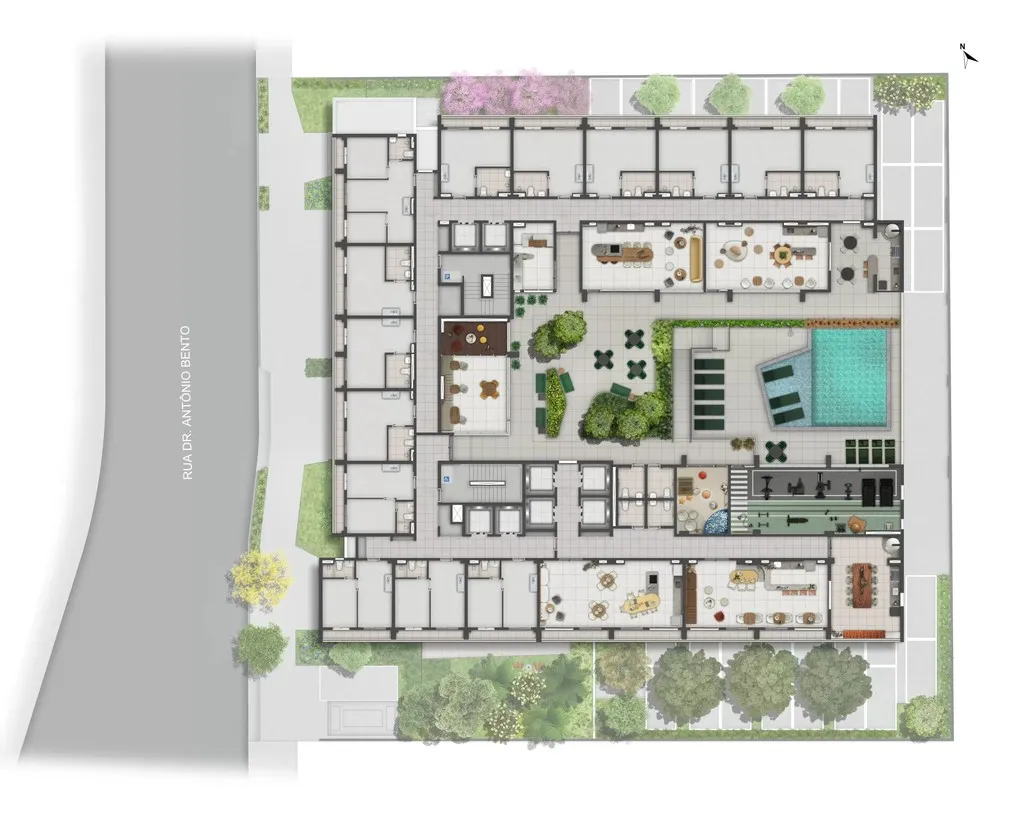 Imagem Imperdível: Apartamento à venda em Santo Amaro, São Paulo-SP! 2 quartos, 1 suíte, 1 banheiro, 59,00m² - Condomínio Monumental Residencial Conx.