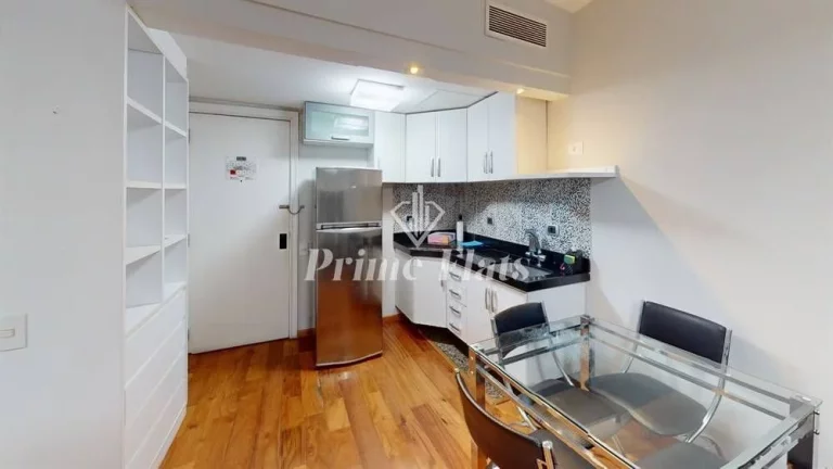 Imagem Flat disponível para locação no Ninety Hotel, com 33m², 1 dormitório e 1 vaga