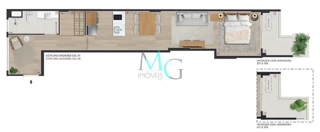 Imagem Cobertura Horizontal à venda 1 Quarto 69.21M² Ipanema Rio de Janeiro - RJ | Be in Rio Nascimento Silva 387