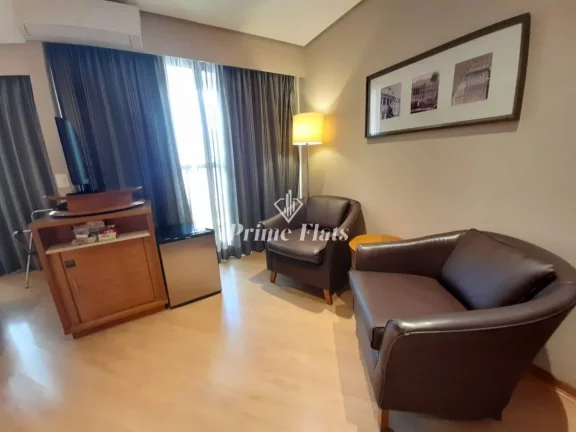 Imagem Flat disponível para venda no Transamérica Excutive Paulista, com 33m², 1 dormitório e 1 vaga de garagem