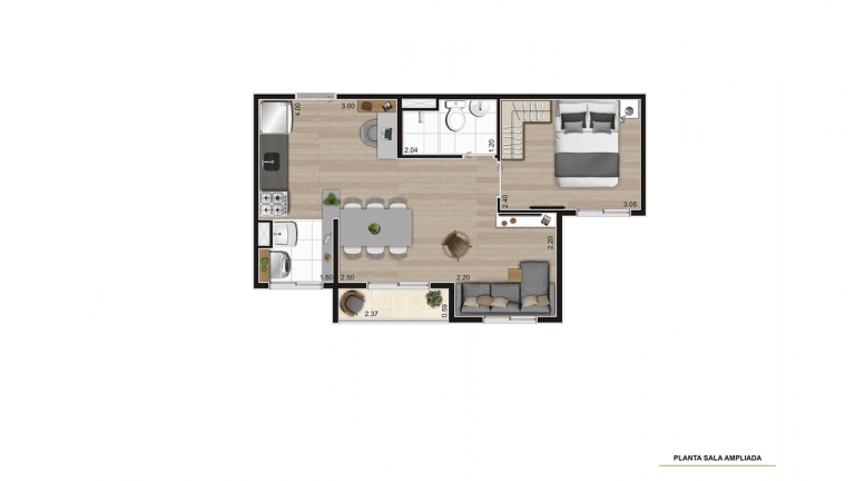 Imagem Apartamento com 2 Quartos à Venda, 37 m² em Água Branca - São Paulo