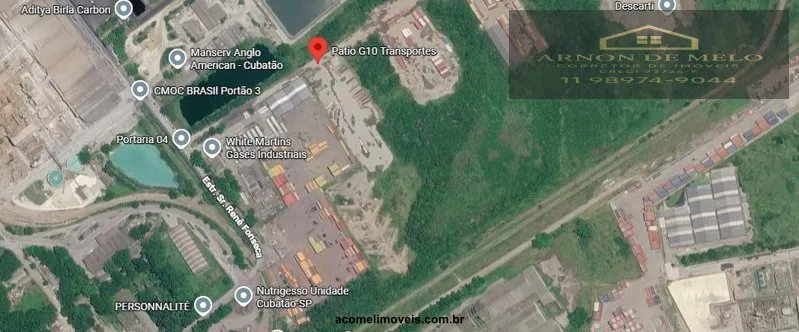 Foto do imóvel Terrenos Industriais para venda em Cubatão em Jardim São Marcos, Cubatão - SP