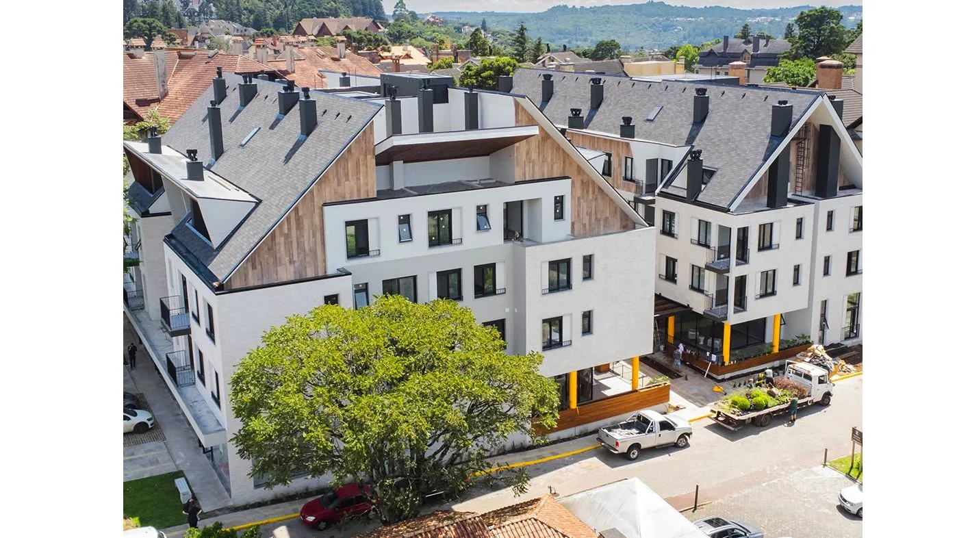 Foto do imóvel Apartamento à venda em Gramado, Centro, com 1 quarto, 56.34m2