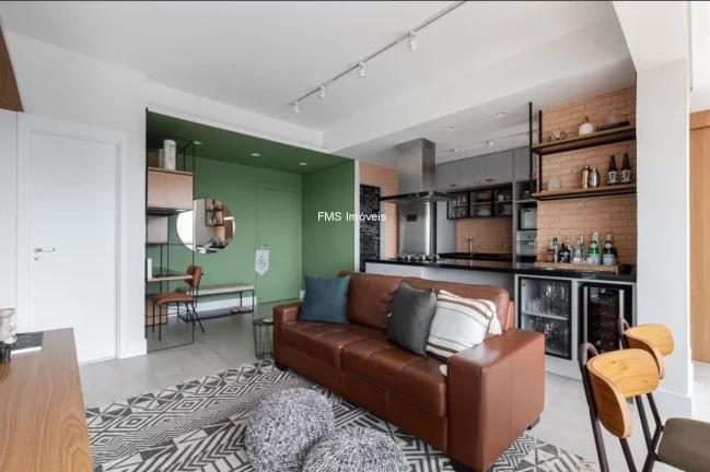 Imagem APARTAMENTO 76m² - 1 DORMITÓRIO- 1 VAGA - CHACARA SANTO ANTONIO