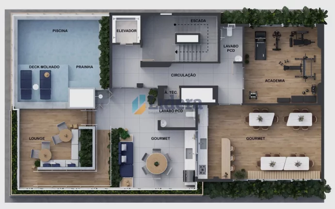 Imagem Apto á venda - 2 quartos - 1 suíte -55.66m²- Intermares, Cabedelo/Pb
