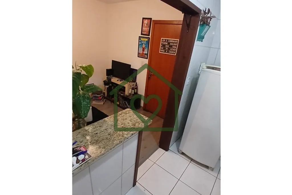 Imagem Apartamento kitnet de 33m², sala/dormitório, banheiro social, cozinha/área de serviço. Com piso ...