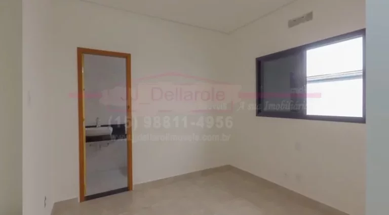Imagem Casa nova dentro de condomínio em Sorocaba/SP 3 suítes, sendo uma delas master, - cozinha integrad...