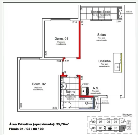 Imagem Ipiranga | 2 Dormitórios | Sacada | 36m² | Apenas 2 minutos a pé até o metrô!!!