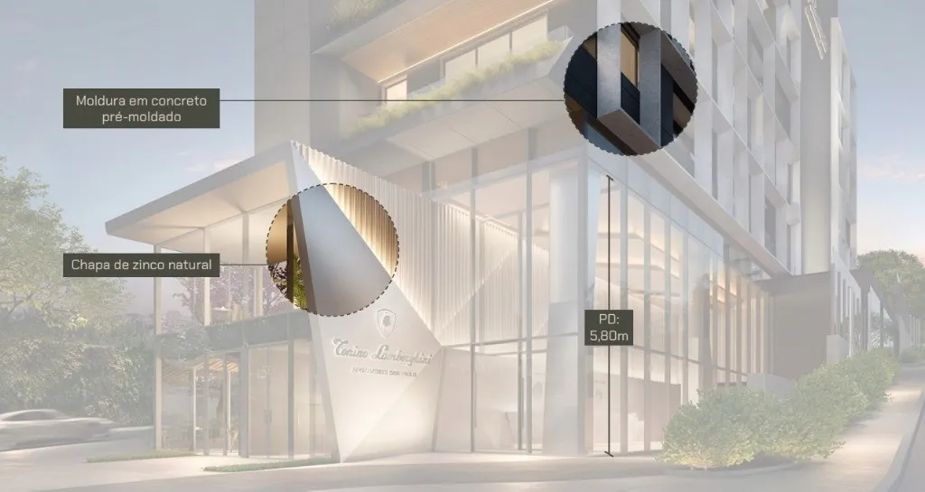 Imagem Apartamento de luxo no Jardim Paulista com 4 suítes e 252m² - Condomínio Tonino Lamborghini