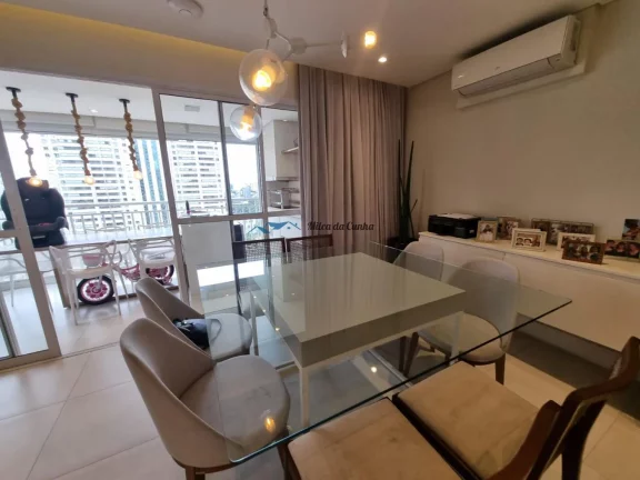 Imagem Apartamento à venda no Condomínio Domo Life com 123m², Varanda Gourmet, 2 vagas, 3 dormitórios, melhor condomínio clube