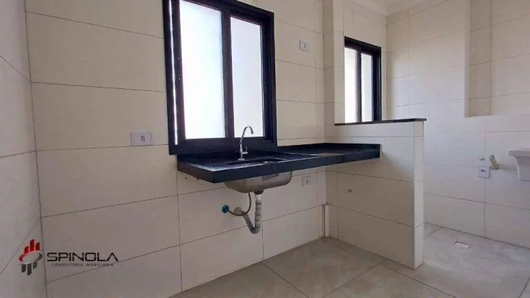 Imagem Apartamento com 2 dormitórios à venda, 53 m² por R$ 430.000,00 - Maracanã - Praia Grande/SP