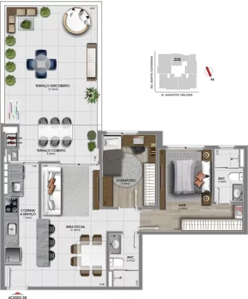 Imagem APARTAMENTO RESIDENCIAL em FLORIANÓPOLIS - SC, CANTO