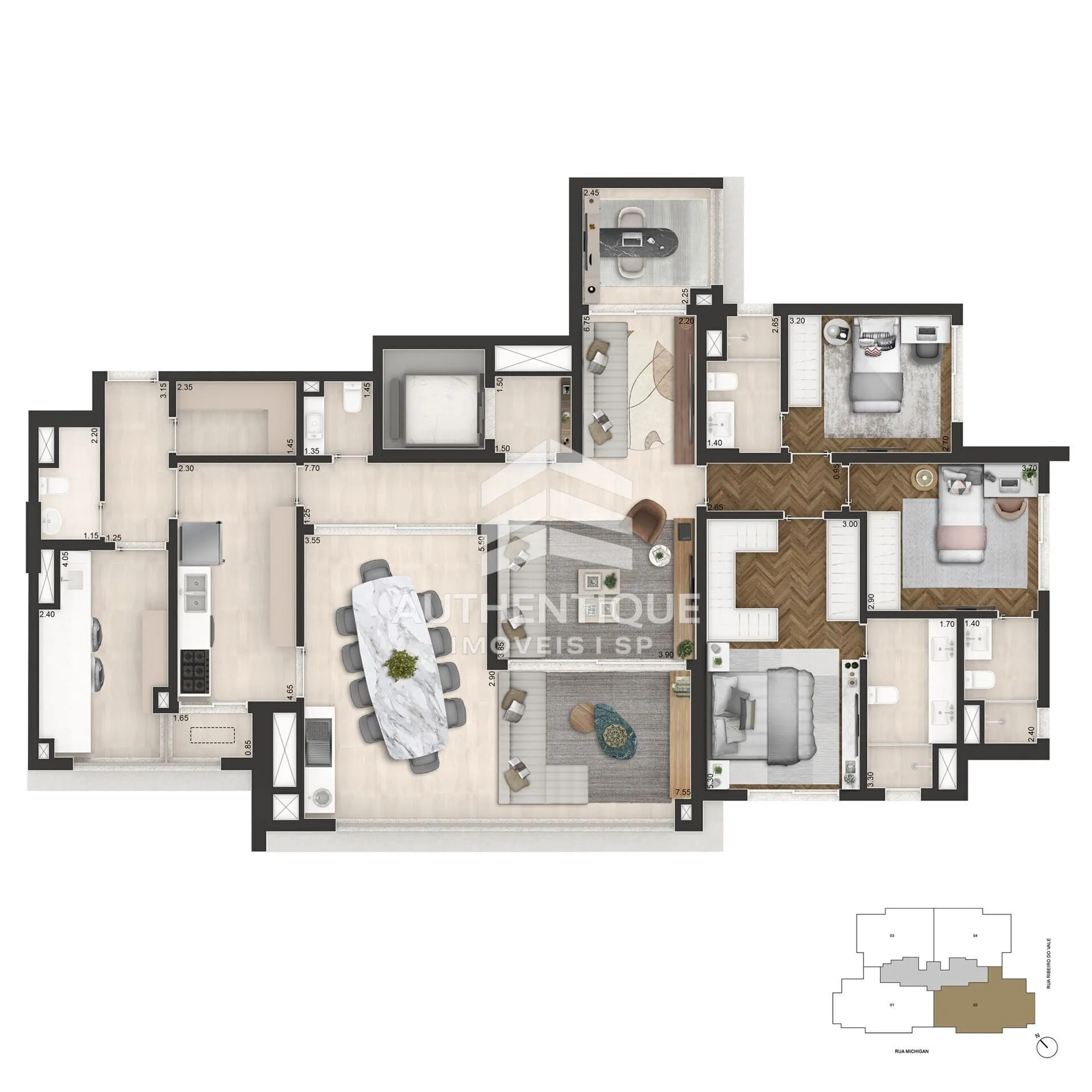 Imagem SENSES BROOKLIN - Apartamento Garden no bairro Brooklin à venda!