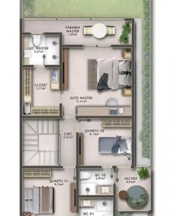 Imagem Casa de Condomínio com 3 Quartos à Venda, 151 m² em Coite - Eusébio