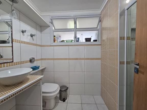 Imagem Apartamento vista mar 130 m² 1 vaga escriturada à venda no Embaré - Santos/SP
