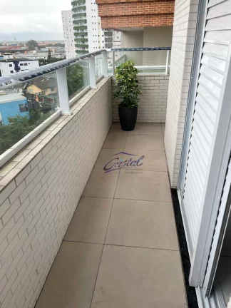 Imagem Apartamento com 1 dormitório à venda, 52 m² por R$ 355.000,00 - Guilhermina - Praia Grande/SP