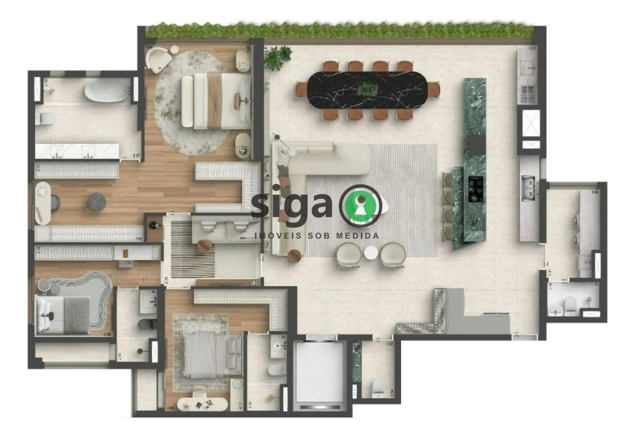 Imagem Apartamento para venda na Vila Clementino 04 suítes, São Paulo - SP