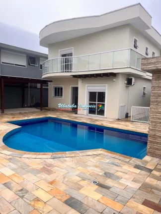 Imagem Linda casa em condomínio fechado com 04 suítes com lazer completo